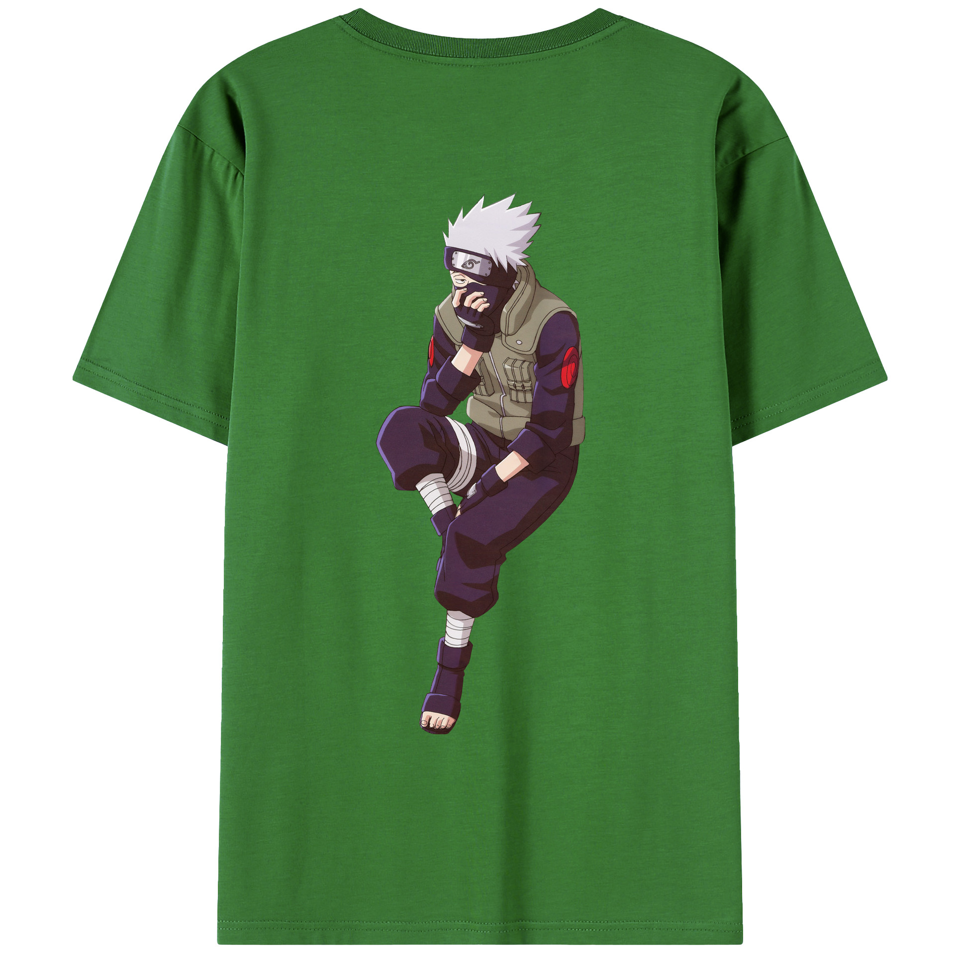 （画像用） NARUTO -ナルト- はたけ カカシ Hatake Kakashi レディース半袖Tシャツ(バックプリント)